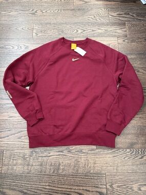 Nike Men’s Maroon NOCTA Crewneck Sweatshirt